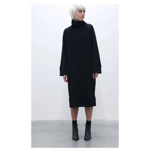 Oak + Fort turtleneck sweatshirt dress